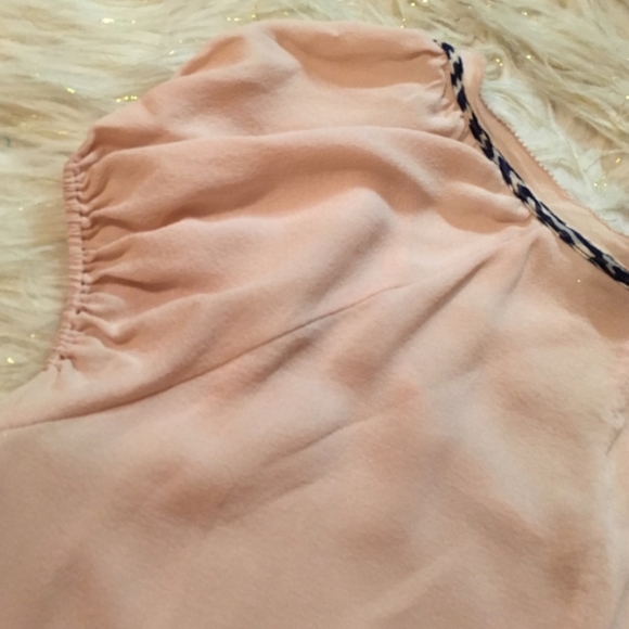 Elizabeth and James Boho Silk Pink Shirt - Picture 7 of 7